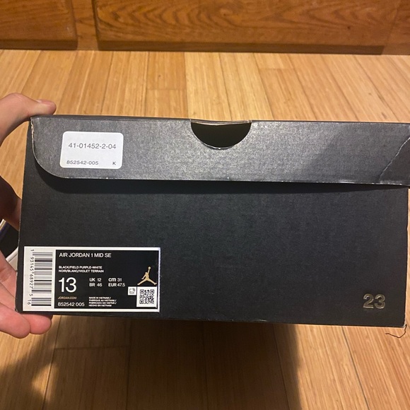 Air Jordan 1 Mid SE Top 3 Lakers Nike - Picture 6 of 7